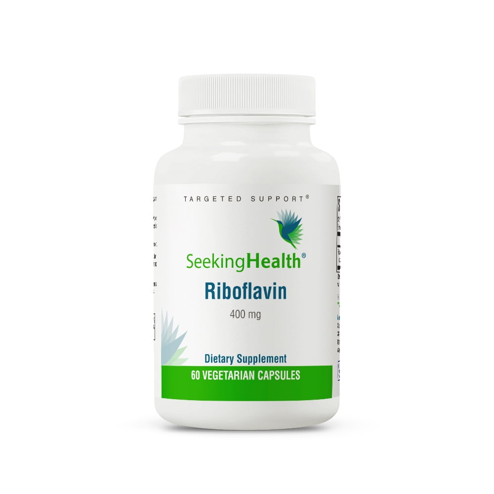 Seeking Health Riboflavin, Vitamin B2, 400 mg Riboflavin, 4 mg Active