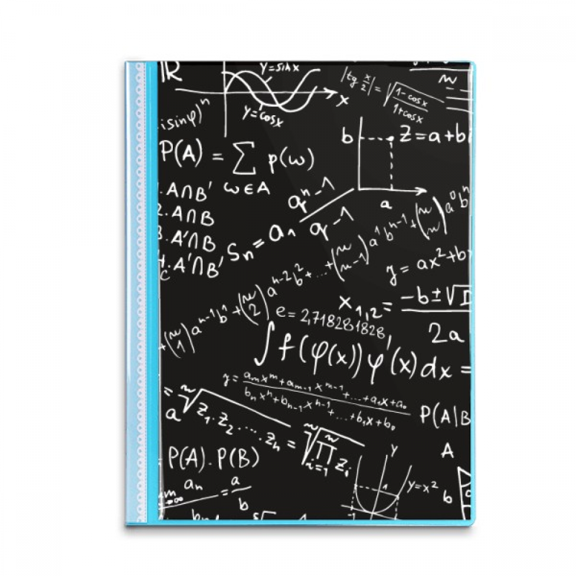 Seeking Lits Formulas Science Calculus Figure Book Sheet Protectors Portfolio Binder Folder