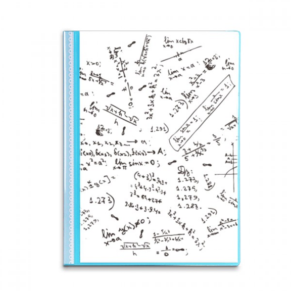 Seeking Lits Mathematical Formulas Book Sheet Protectors Portfolio Binder Folder