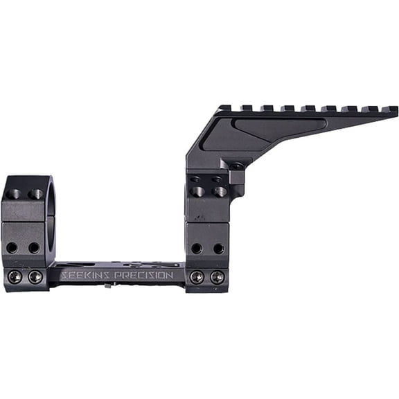 Seekins HIT Precision LRF Kit 1-Piece Picatinny Scope Mount 34mm Rings Low Matte Black