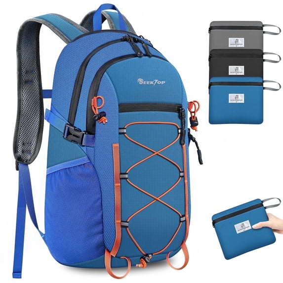 Seektop 20L Foldable Waterproof Hiking Backpack, Ultralight Small Lightweight Daypack Packable Backpack for Men Woman