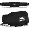thumbnail image 1 of Seektop Dip Belt with Chain for Weightlifting, Neoprene Waist Belt 36x7 Inch, Adjustable 25-45.3 Inch Waist, for Gym Workout Pull Ups Squat Men Women, 1 of 7