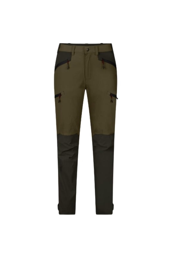 Larch stretch trousers Women Grizzly brown/Duffel green C42