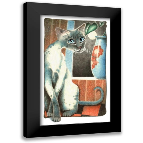 Seeley, Laura 10x14 Black Modern Framed Museum Art Print Titled - Moonlight sonata-Rectangular