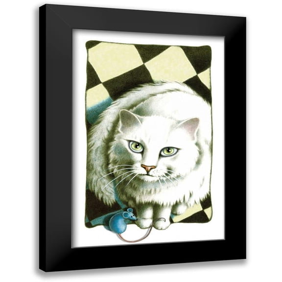 Seeley, Laura 11x14 Black Modern Framed Museum Art Print Titled - Choices (with Mouse)