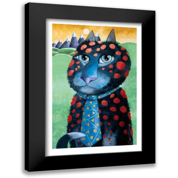 Seeley, Laura 11x14 Black Modern Framed Museum Art Print Titled - The Corporte Cats-The C.E.O.