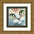 thumbnail image 1 of Seeley, Laura 12x12 Gold Ornate Wood Framed with Double Matting Museum Art Print Titled - Dinner and a Movie (Detail Gre, 1 of 4