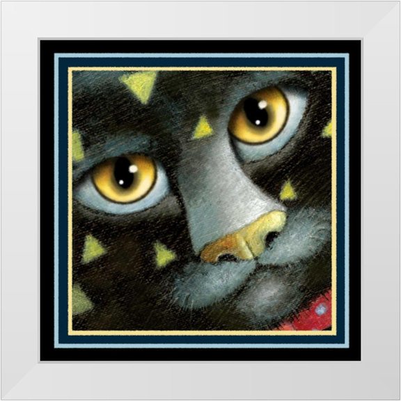 Seeley, Laura 12x12 White Modern Wood Framed Museum Art Print Titled - The Architect (Detail)