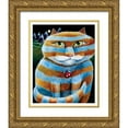 thumbnail image 1 of Seeley, Laura 12x14 Gold Ornate Wood Framed with Double Matting Museum Art Print Titled - Prince Charming (with Mouse), 1 of 4