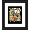 thumbnail image 1 of Seeley, Laura 15x18 Black Ornate Wood Framed with Double Matting Museum Art Print Titled - Shadowbox Hunt -Bugs and Bloss, 1 of 4