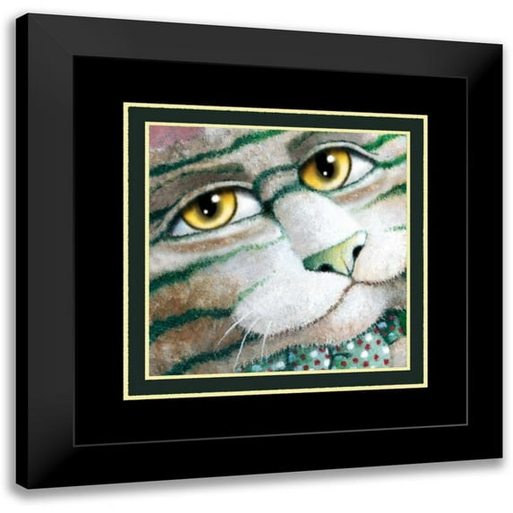 Seeley, Laura 20x20 Black Modern Framed Museum Art Print Titled - On Safari -The Journalist (Det