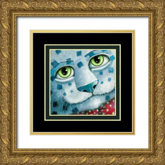 Seeley, Laura 20x20 Gold Ornate Wood Framed with Double Matting Museum Art Print Titled - On Safari -The Photographer (D
