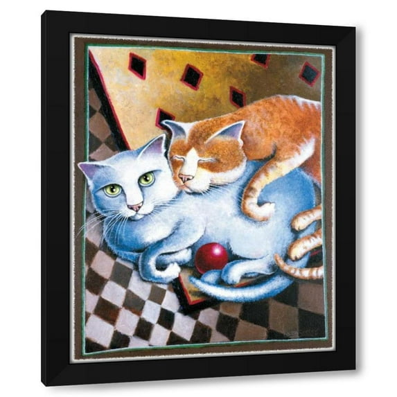 Laura Seeley 20x24 Black Modern Wood Framed Wall Art Titled - My Best Friend