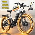 thumbnail image 1 of Seemoon 4OOOW Dual Motor Fat Tire Electric Dirt Bike 52V 20Ah 38 m/h 160Nm 26 x 4 inch 105 Mile Hydraulic Brakes for Adults Trail, 1 of 9