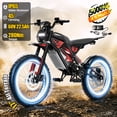 thumbnail image 1 of Seemoon 5000W Mid-Drive Off Road Electric Dirt Bike for Adults 60V 1350Wh 45 MPH 50-55 Mi 280Nm 45 Deg Hydraulic Disc Brakes Full Suspension 17/16 In, 1 of 8