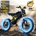 thumbnail image 1 of Seemoon 750W Peak Mid Drive Electric Dirt Bike for Adult, 48V 28Ah Battery, 28MPH Speed, 220-280Nm Torque, Full Suspension and Hydraulic Brakes, 1 of 8