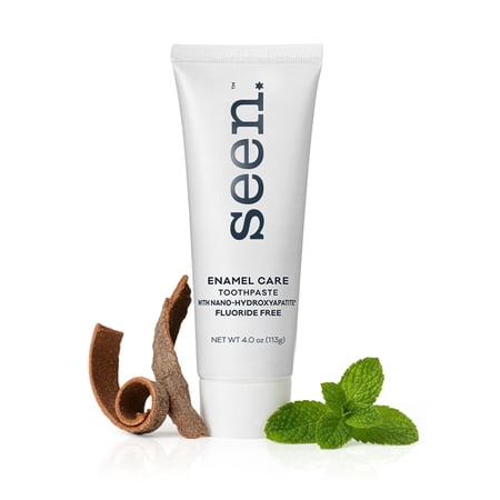 SEEN Enamel Care Toothpaste with Nano-Hydroxyapatite, Fluoride-Free Mint, 4 oz (113 g)