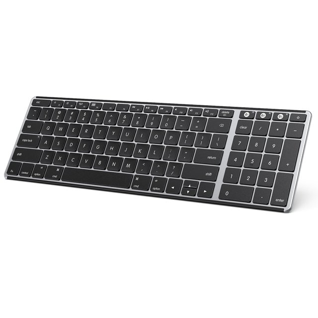 Seenda Bluetooth Keyboard for Mac OS, MultiDevice Slim Rechargeable