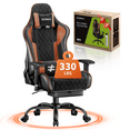 thumbnail image 1 of Seenda GCPro-10 Big and Tall Gaming Chair, All-in-One Comfort featuring a Retractable Footrest, High-Back Ergonomic Design, and Fully Adjustable Lumbar & Head Support, 1 of 11