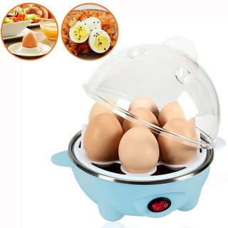 Opcus Egg Cooker with Auto Off Rapid Egg Boiler Electric 14 Egg Capacity Hard Boiled Egg Cooker Microwave White