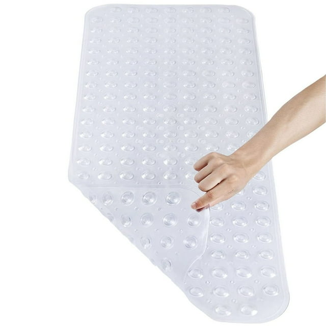 Seenda Extra Long Bath Mat for Tub, Shower Mats Mildew Resistant Non