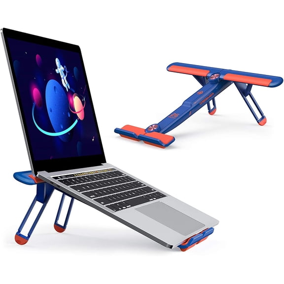 Seenda Laptop Stand, Ergonomic Portable Stand, Adjustable Notebook Riser Holder Compatible with MacBook, Dell, Lenovo More 10-15.6 Inches Computers