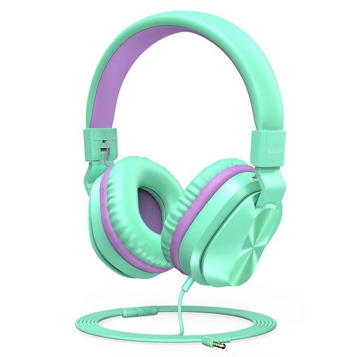 Seenda N-089 Wired Kids Headphones with Microphone, Safe Volume Control, Back to School Supplies, New