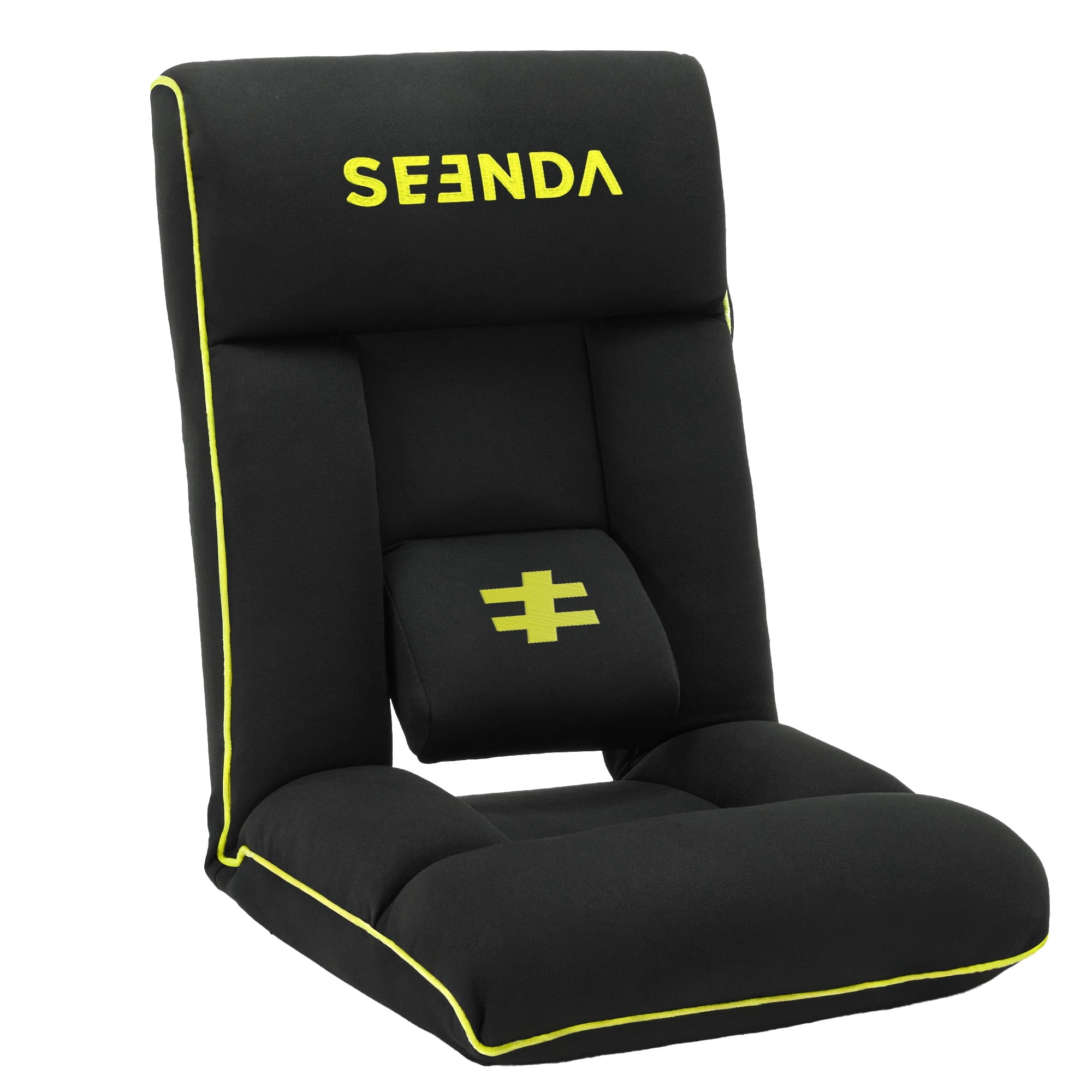 Seenda Video Gaming Floor Chair, Folding Video Reclining Sofa Adjustable Position, Padded Backrest & Cushion, Lazy Lounger Couch for E-Sports, Reading, Relaxing, Watching TV