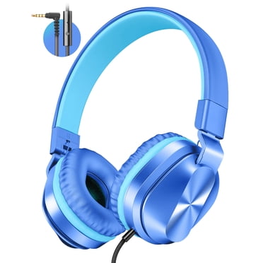 Coby Wired Kids Headphones - 85 DB Volume Limit Over-Ear Headphones With Microphone For School