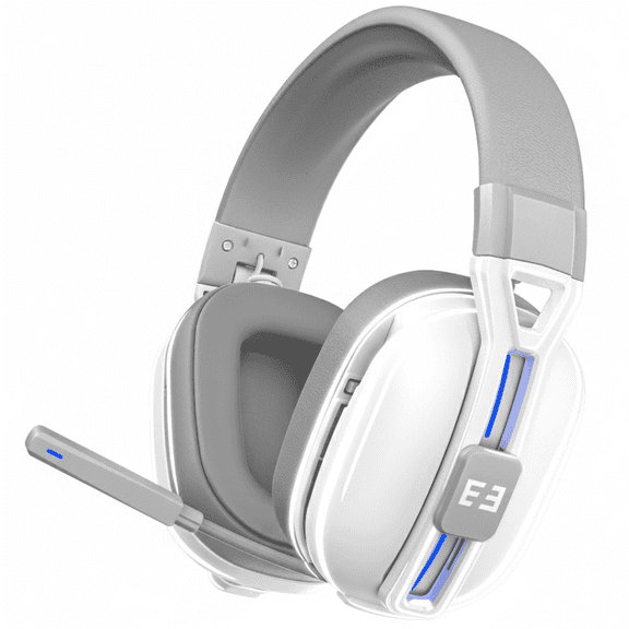 Seenda Wireless Gaming Headset for PC PS4 PS5, 2.4G USB Gamer Headphones with Embeddable Microphone