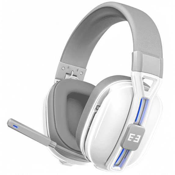 Seenda Wireless Gaming Headset for PC PS4 PS5, 2.4G USB Gamer Headphones with Embeddable Microphone