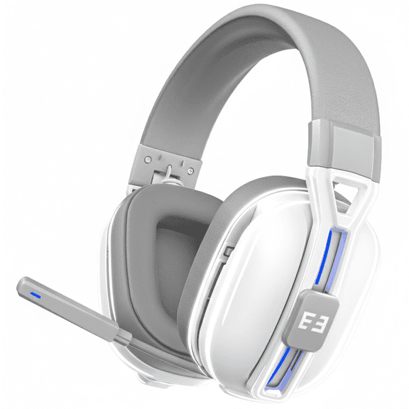 Seenda Wireless Gaming Headset for PC PS4 PS5, 2.4G USB Gamer Headphones with Embeddable Microphone