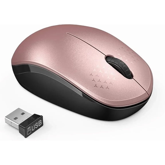 Seenda Wireless Mouse, 2.4G Noiseless Mouse With Usb Receiver Portable Computer