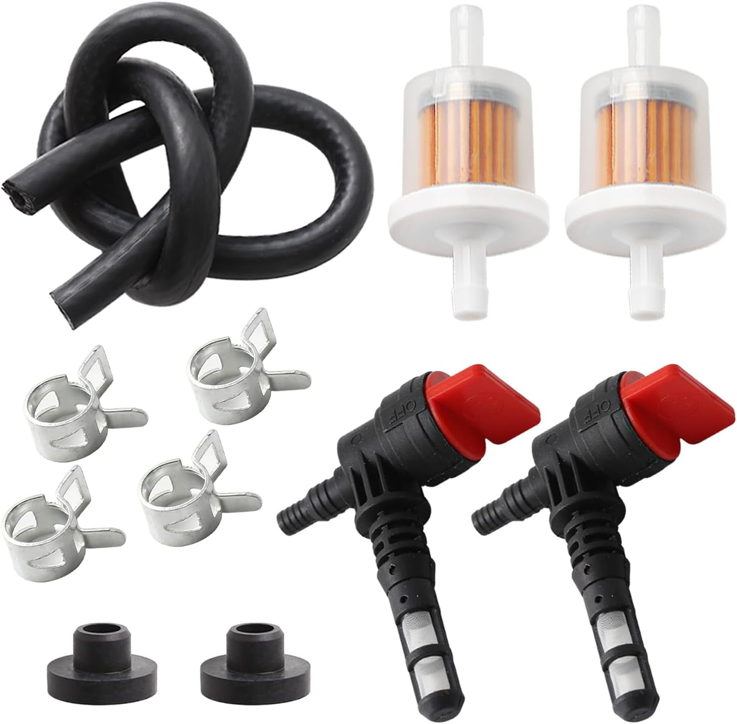 Seentech 192980GS 90-Degree Fuel Shut-Off Valve Service Kit Compatible with BS 78299GS 80270GS Kohler 25 462 03-S 25-462-03-S Rotary 13116  For Portable Generators, Lawn Mowers, and Pressure Washers