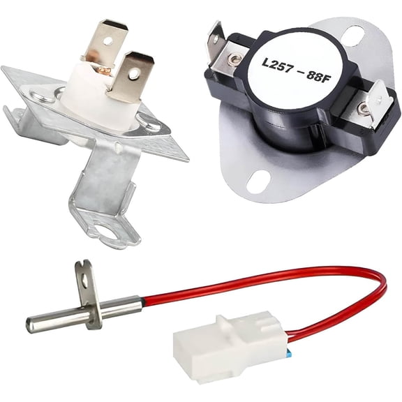 Seentech 6931EL3003D Limit Thermostat, 6323EL2001B Thermistor & 6931EL3001E Thermostat for LG & Kenmore Dryers, Replaces DLE0332W, DLE0442W, DLE1310W, DLE2101W, DLE2140W, DLE2240W