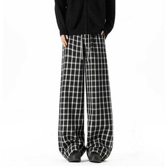 Seeotter Mens Pajama Pants Cotton Plaid Sleep & Lounge Pants PJ Bottoms