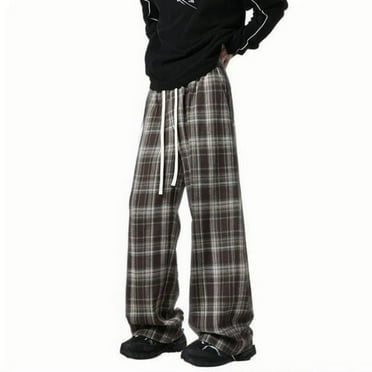 Seeotter Mens Pajama Pants Cotton Plaid Sleep & Lounge Pants PJ Bottoms