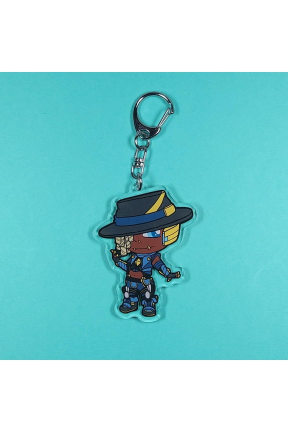 Seer Apex Acrylic Charm Keychain, Apex Legends, Gaming Gift, Fan Art, Cute Ita Bag Charm (1 keychain)