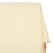 Seersucker Fabric Lightweight Cotton Stripe Yarn Dyed 58" Wide By The Yard & Wholesale - Yellow 1 Yard