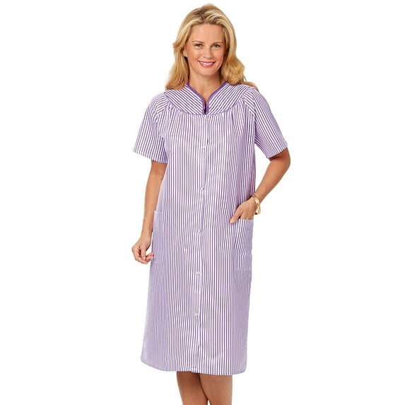Seersucker House Coat and House Dress Duster