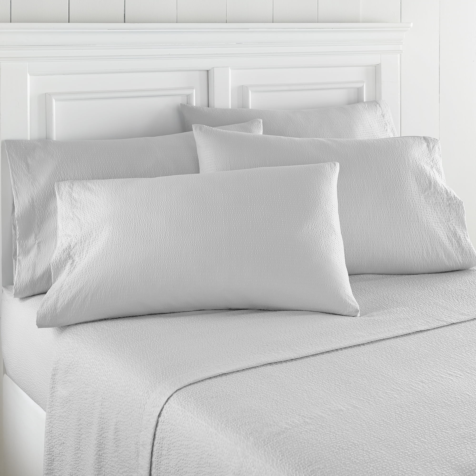 Micro Flannel 4-Piece Fun In The Snow Geometric Queen Sheet Set MFNSSQNFIS - The