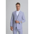 thumbnail image 1 of Seersucker Suit - Summer Suit - Cotton Suit - Light Blue, 1 of 1