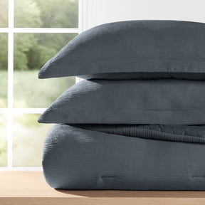 Cloud Weave Textured Comforter Set Plush All-Season Down Alternative Bedding - Comfort Canopy
