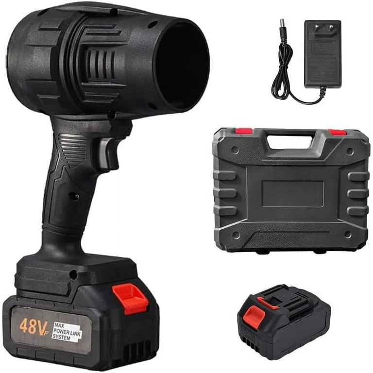 Seese Souffleur De Feuilles Sans Fil, Seese Pro Blower, Dépoussiéreur Turbo Sans Fil Super Puissant Avec Chargsee, Léger Et Puissant Pour Le Nettoyage De Voiture En Plein Air, Le Camping Avec Batterie