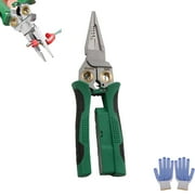 Seese Wire Stripper, 8 in 1 Wire Stripper, Pinzas De Electricidad, Electric Pliers, Pro Multicraft Wire Stripping Tool, Electric Wire Stripping Tool for Cutting and Pulling