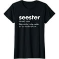 thumbnail image 1 of Seester Definition Mom Sister Friend Seester T-Shirt, 1 of 3