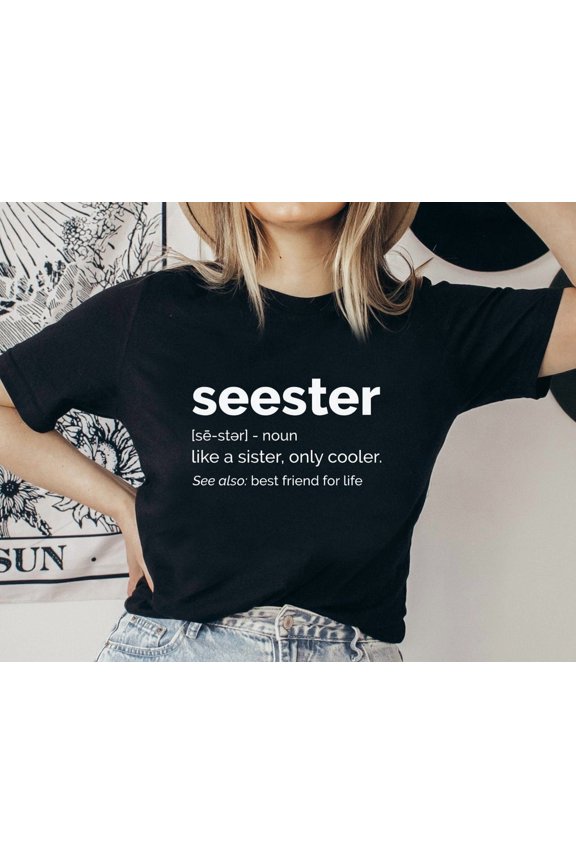 Seester Noun Shirt, Seester Definition Tshirt, Best Sister ,Saying Shirt, Shirts Unisex ,Saying Shirt, Sister Tee
