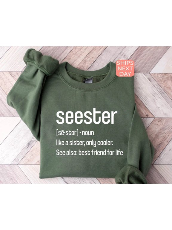 Seester Noun Sister Definition Sweatshirt
