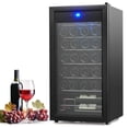 thumbnail image 1 of Seetaras 14/18/28/155/177 Bottle Wine Fridge, Freestanding Compressor Wine Cooler Refrigerator, with 41～64°F TouchScreen Digital Temperature Control, for Home, Office, Hotel, Bar Etc., 1 of 6