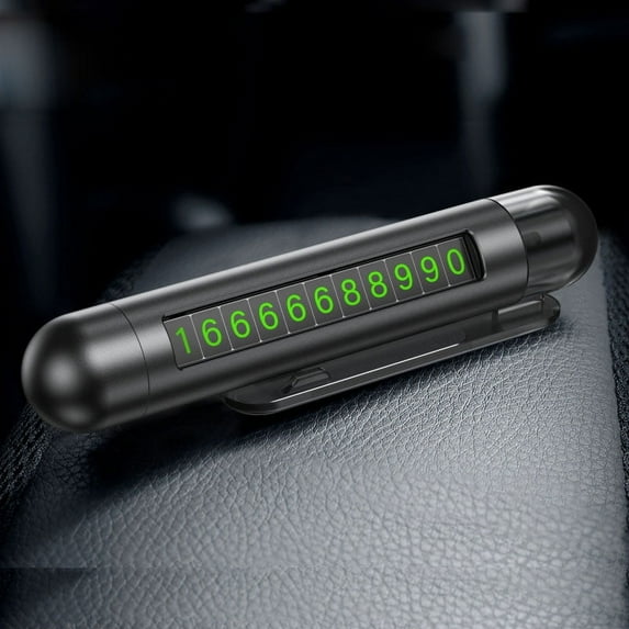 Seetaras Car Safety Hammer 3 In 1 Temporary Car Parking Phone Number Plate Window Glass Breaker Seatbelt Cutter Automotive Escape Tool